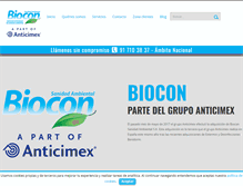 Tablet Screenshot of bioconsa.com